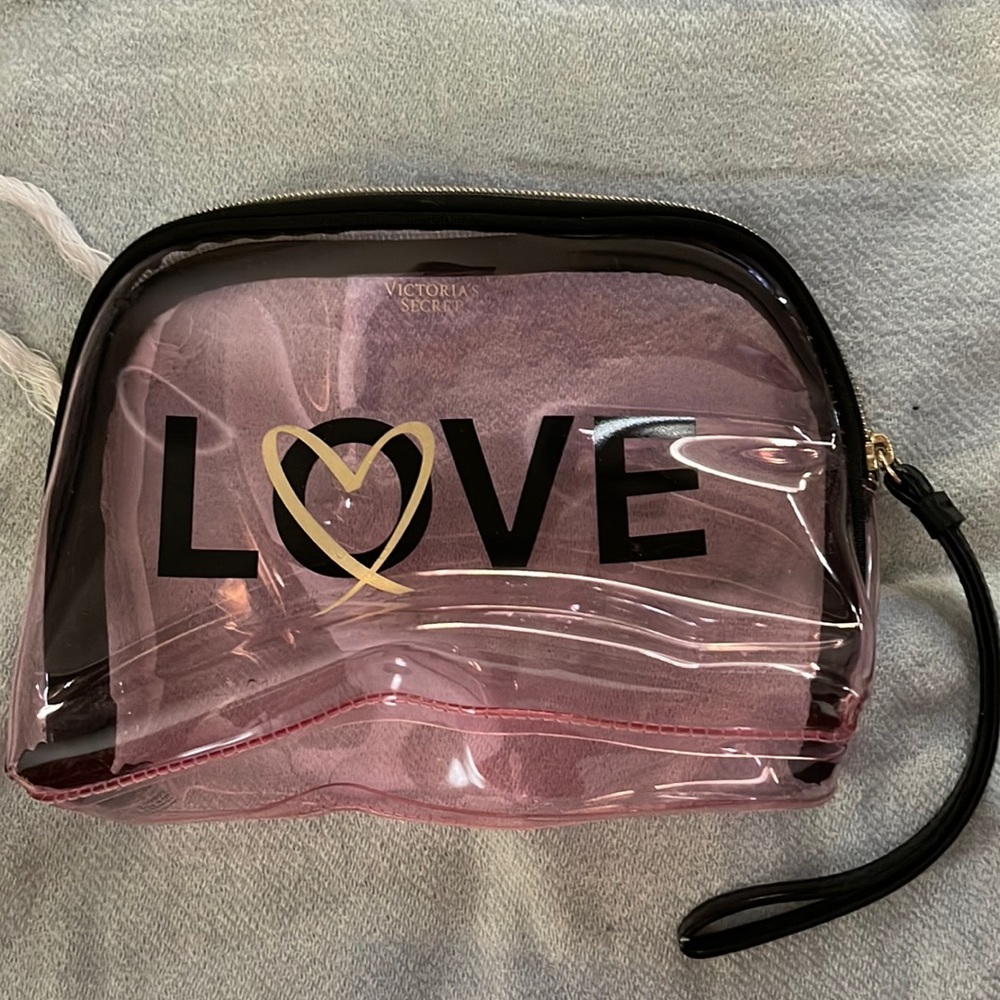 Victoria’s Secret plastic makeup bag